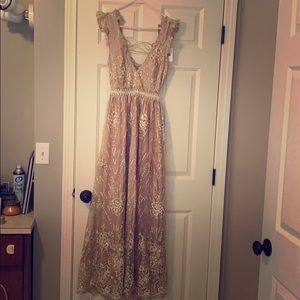 Hello Molly Champagne Dress